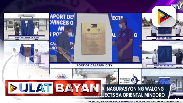 Pres. Duterte, nanguna sa inagurasyon ng walong Seaport Development Projects sa Oriental Mindoro