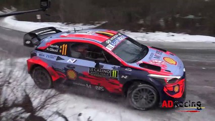 Crashes & Show SS3 Rallye Monte Carlo 2020 _ ADRacing