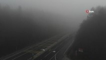 Bolu Dağı sisle kaplandı