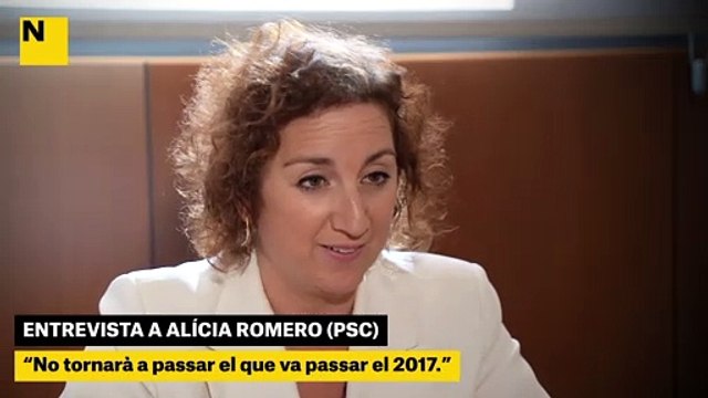 Alícia Romero (PSC): No tornarà a passar el que va passar el 2017. Molts independentistes reconeixen que va ser un error