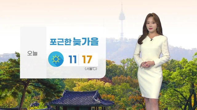 [날씨] 오늘 포근한 늦가을 날씨...중서부·경북, 초미세먼지 종일 '나쁨' / YTN