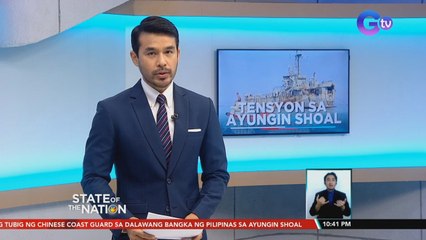 Dalawang bangka ng Pilipinas na magdadala ng supply sa mga sundalo, hinarang at binugahan ng tubig ng Chinese Coast Guard | SONA