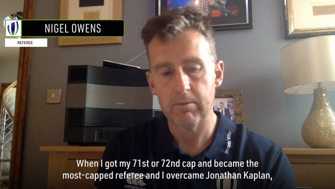 Nigel Owens on 100 Tests