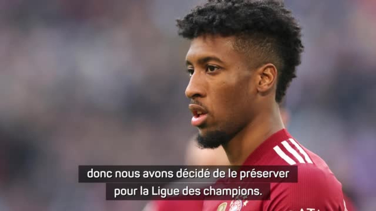 Bayern - Nagelsmann : "Il faut rester prudent avec Coman"