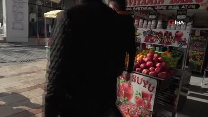 Havalar soğuyunca sıkma meyve sularına rağbet arttı