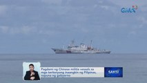 Pagtaboy sa 2 Pinoy vessel, kinokondena ng DFA pero ipinagtanggol ng Chinese foreign ministry | Saksi