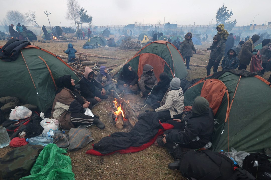 Frío y muerte en la frontera entre Bielorrusia y Polonia