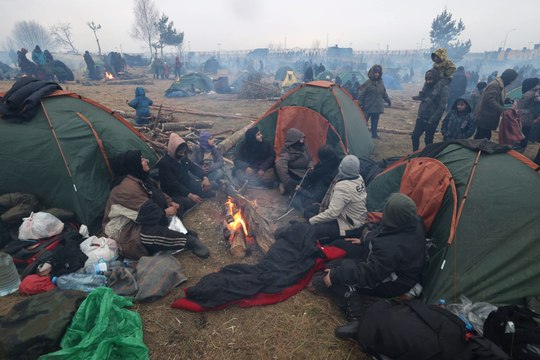 Frío y muerte en la frontera entre Bielorrusia y Polonia