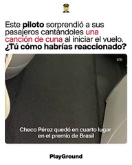 Un piloto le cantó una canción de cuna a sus pasajeros