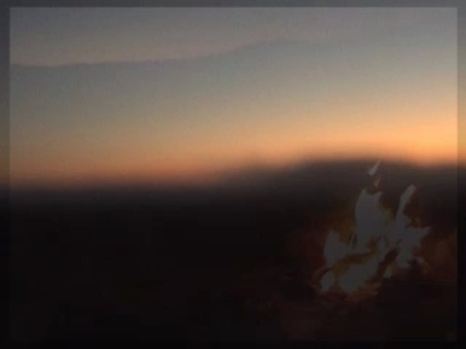 Feu de camp au chili - voyage 2007