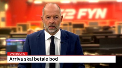 Arriva skal betale bod | Svendborgbanen | 22-08-2021 | TV2 FYN @ TV2 Danmark