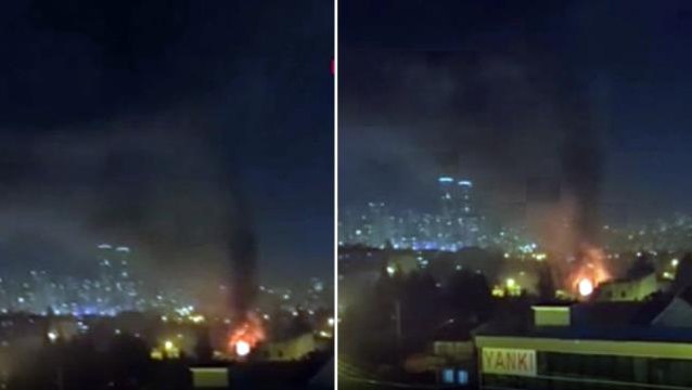Ankara'daki 3 katlı binada patlama yaşandı, gökyüzünü duman kapladı