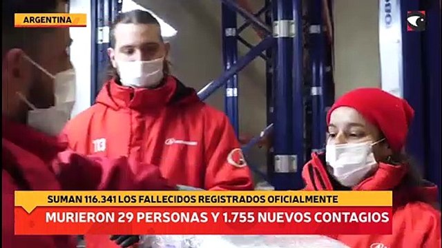 Murieron 29 personas y se registraron 1.755 nuevos contagios de coronavirus en el país