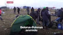Göçmenler Belarus-Polonya sınırındaki kampı terk etti
