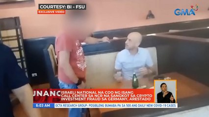 Israeli national na COO ng isang call center sa NCR na sangkot sa crypto investment fraud sa Germany, arestado | UB