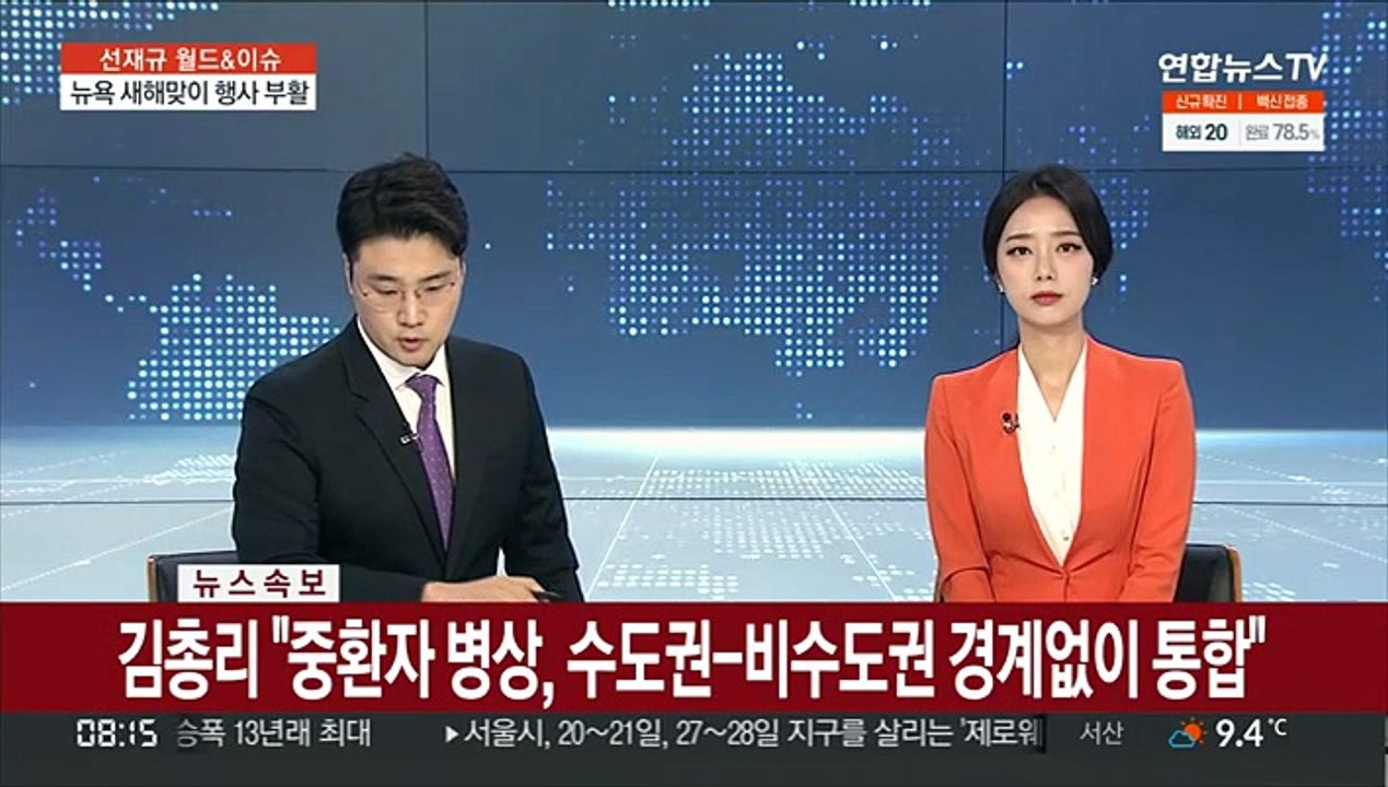 [속보] 김총리 "중환자 병상, 수도권-비수도권 경계없이 통합"