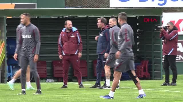 SPOR Trabzonspor, Gaziantep FK maçı hazırlıklarını sürdürdü