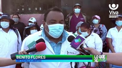 Familias del barrio Carlos Núñez vacunadas contra la Covid-19