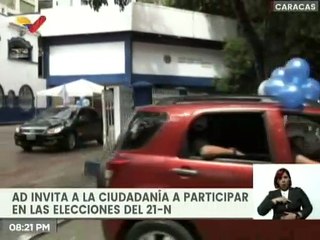 Acción Democrática invitó a la ciudadanía a ejercer su derecho al voto este 21 de noviembre