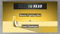 Illinois Fighting Illini at Iowa Hawkeyes: Spread