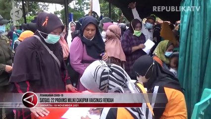 Cakupan Vaksinasi Covid di 22 Provinsi Masih Rendah