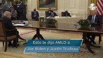 Discurso del presidente López Obrador que dirigió a Joe Biden y Justin Trudeau durante la IX Cumbre