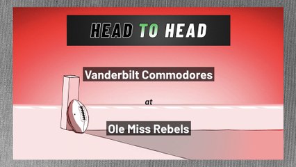 Vanderbilt Commodores at Ole Miss Rebels: Spread