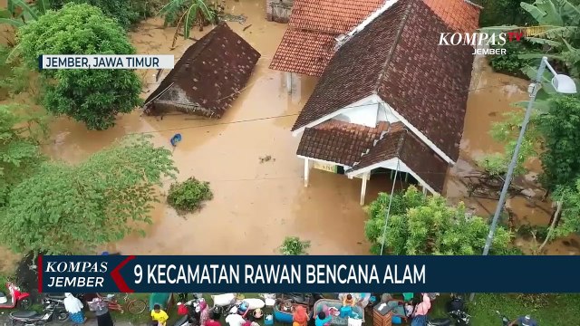 9 Kecamatan di Jember Rawan Bencana Alam, BPBD Petakan Jalur Evakuasi
