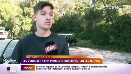 RMC chez vous : Les voitures sans permis plebiscitées par les jeunes - 19/11