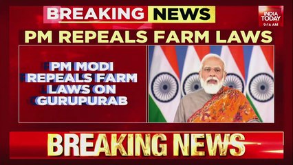 PM Narendra Modi Announces To Repeal Three Farm Laws_ Urges Farmers To Withdraw protest