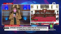 Congreso aprueba interpelar al ministro de Transportes Juan Silva