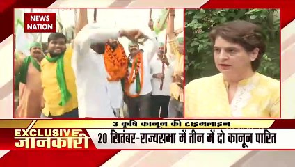 Priyanka Gandhi Vadra : Kisan शहीद होने के बाद ये ड्रामा क्यों - Priyanka  Hindi News