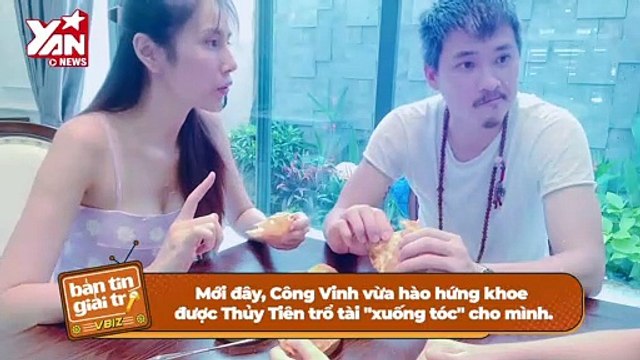 Cảnh bình yên nhà Thủy Tiên hậu ồn ào: Công Vinh hạnh phúc khoe vợ trổ tài “cây kéo vàng” | Điện Ảnh Net