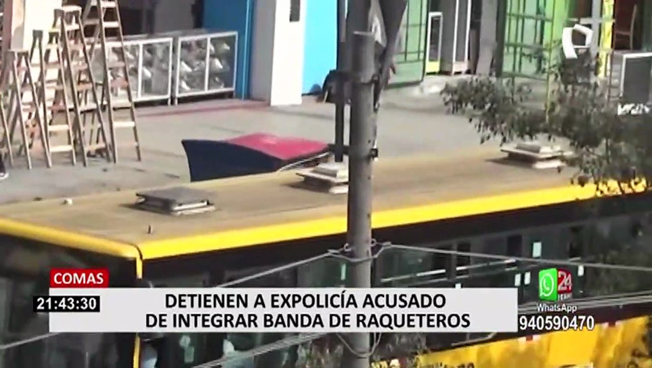 Comas: capturan a banda de delincuentes integrada por expolicía