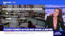 Covid-19: 4048 classes fermées sur 527.200, un chiffre record depuis la rentrée de septembre