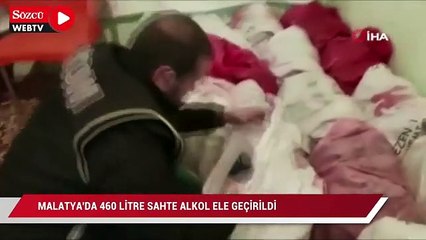 Download Video: Malatya’da 460 litre sahte alkol ele geçirildi