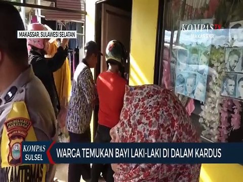 Warga Temukan Bayi Laki-Laki Di Dalam Kardus