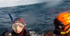 Olbia (SS) - Esercitazioni di salvataggio in mare dei Vigili del Fuoco (19.11.21)