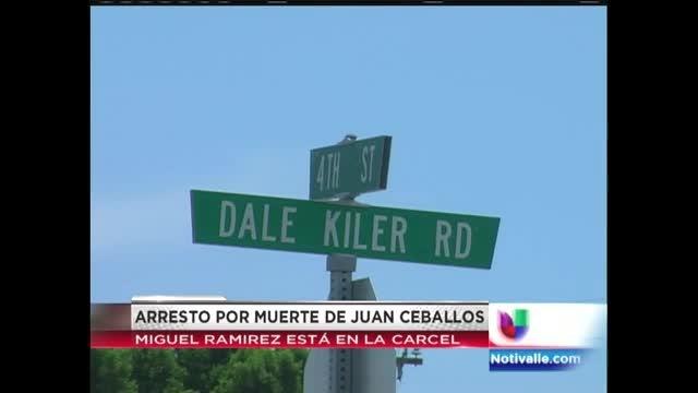 Arresto por la muerte de Juan Ceballos