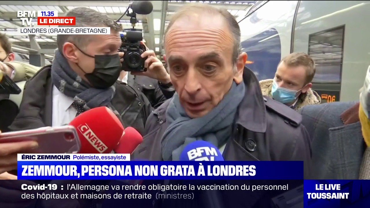 "Je viens quand même": malgré les critiques, Éric Zemmour arrive à Londres