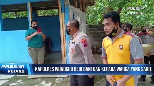 Jum'at Berkah, Kapolres Wonogiri Sambangi Warga Yang Sakit Menahun