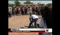 Vigilia de los dos indigentes que asesinaron en Albuquerque