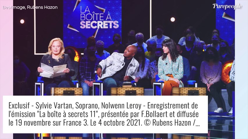 La Boîte à secrets : Nolwenn Leroy en larmes face à Sylvie Vartan et  Soprano... Fête et émotion au rendez-vous - Vidéo Dailymotion