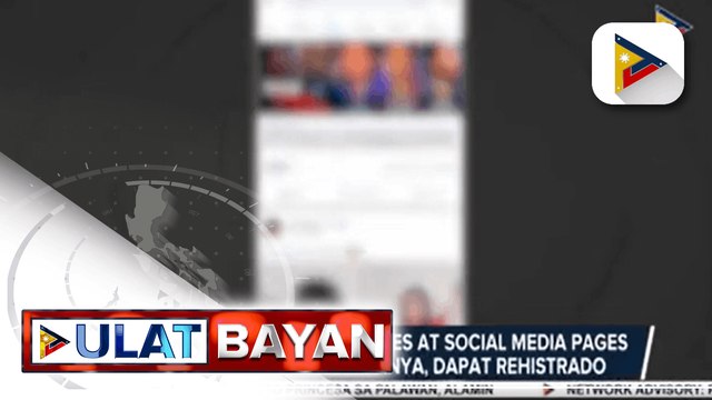 COMELEC: Lahat ng websites at social media pages na gagamitin sa kampanya, dapat rehistrado