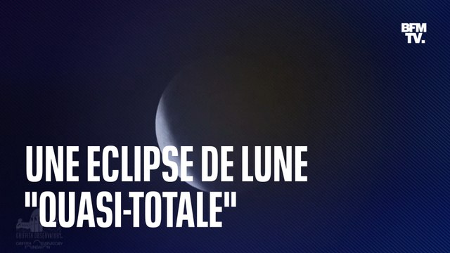C'est la plus longue éclipse de Lune quasi-totale depuis 1440
