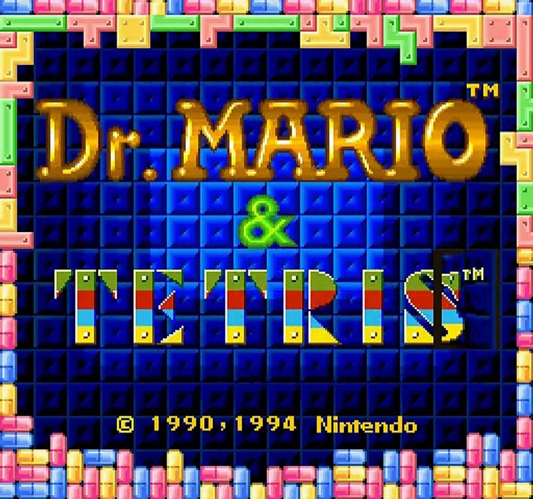 Tetris & Dr. Mario online multiplayer - snes