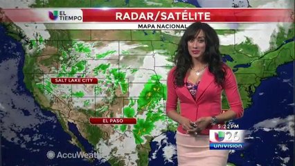 Pronóstico del tiempo con Adriana Valles Mayo 23,2015