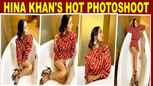 Hina Khan sets temperatures soaring as she poses in a bathtub