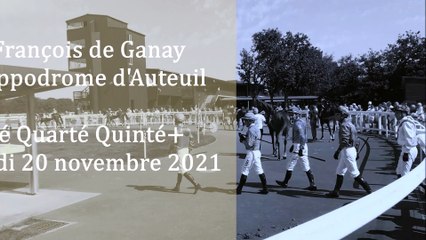 Pronostic pour la course du Quinté PMU du samedi 20 novembre 2021