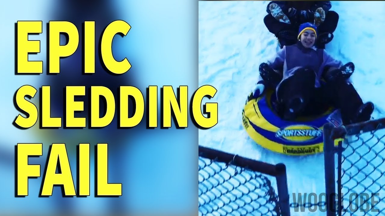 'Girls slam into fence during high-speed sled run '